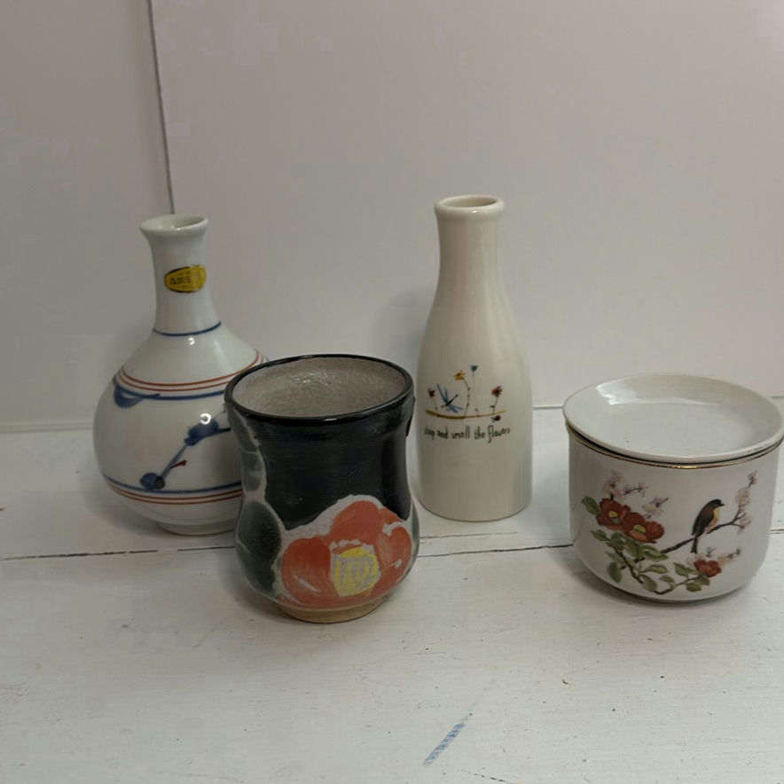 Assorted Ceramic Pieces - Vases, Jar- Including Natural Life Brand - image 1 of 9