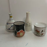 Assorted Ceramic Pieces - Vases, Jar- Including Natural Life Brand - thumbnail 1 of 9