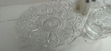 Clear Glass Tableware Lot - Serving Trays, Candlestick Holder etc - thumbnail 2 of 5