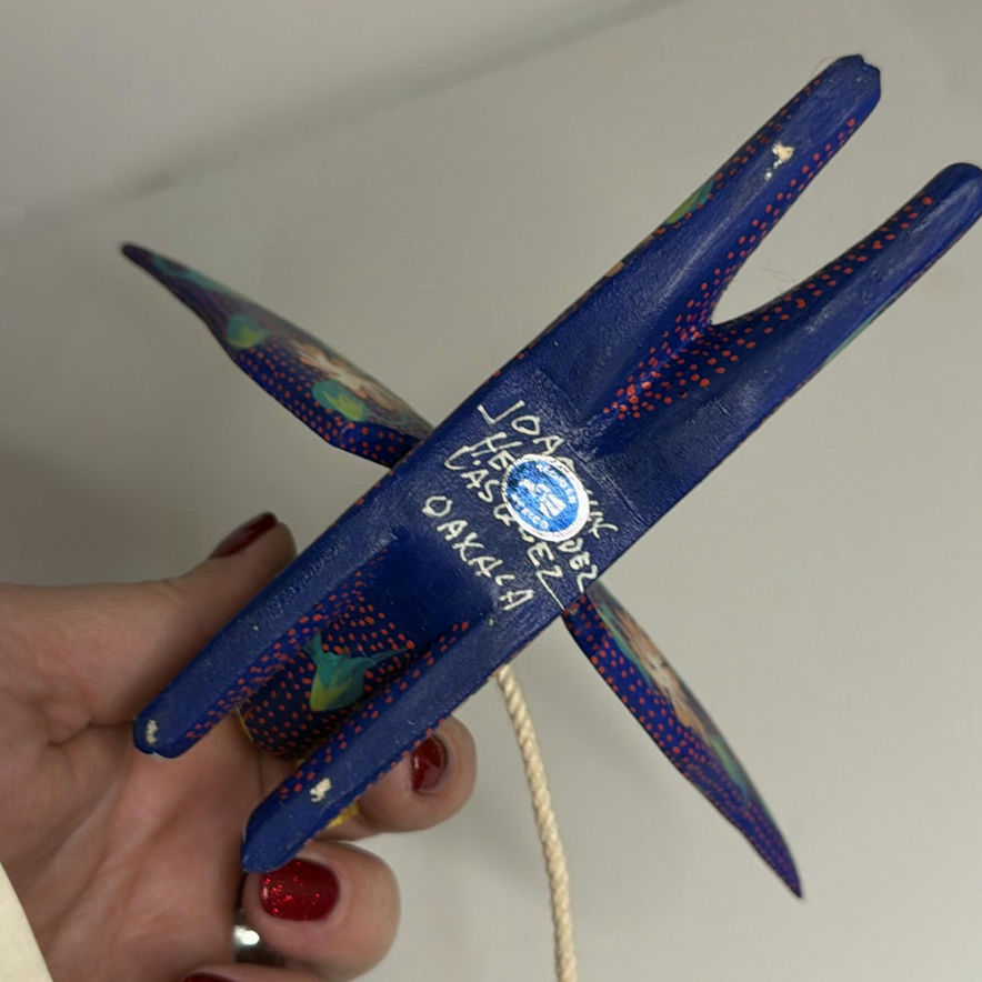 Oaxacan Alebrije Winged Animal Figurine Mexican Folk Art - image 3 of 4
