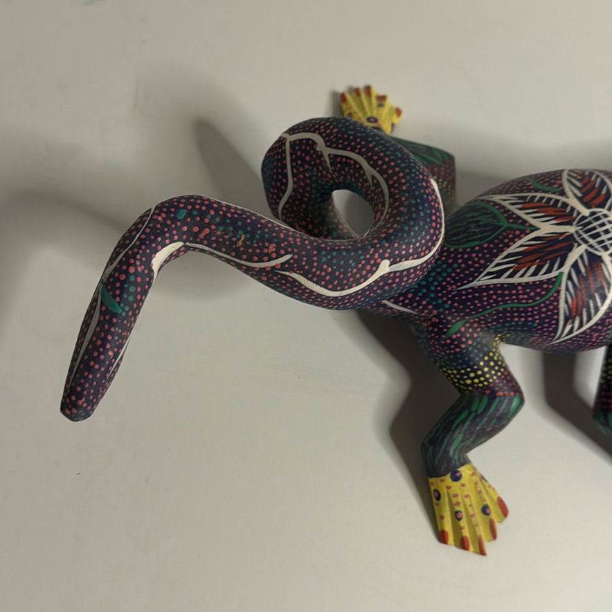 Oaxaca Mexican Folk Art Lizard - image 3 of 5
