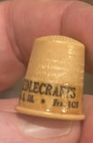 Pair Advertising Mid-century Thimbles Another Steel - thumbnail 6 of 8
