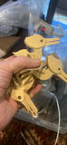 Three Children’s Stork Clothes Pins 1940S Or 50S Plastic - thumbnail 1 of 6