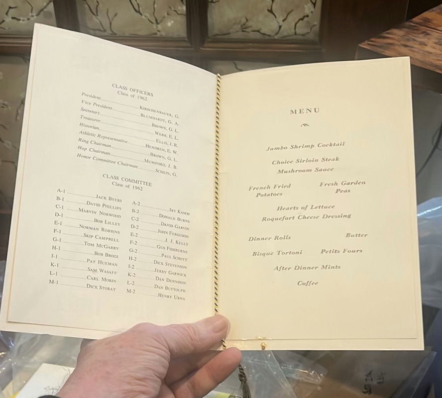 Three Us Marines, Pearl Harbor & 1962, West Point Graduation Program For Dinner - image 4 of 11