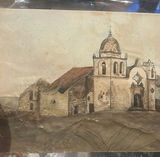 Primitive Watercolor Of Spanish Mission - thumbnail 3 of 5