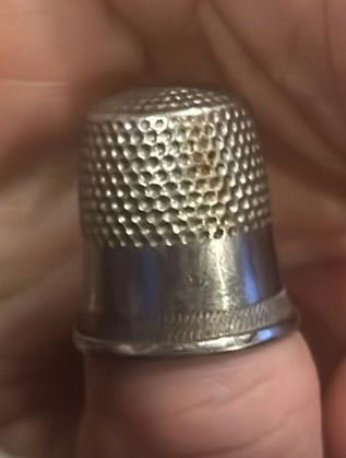 Pair Advertising Mid-century Thimbles Another Steel - image 8 of 8