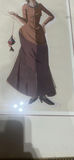 Fred Pendexter Watercolor Painting Woman Making “time” On Street - thumbnail 3 of 7