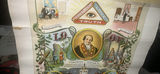 Odd Fellows Banner Livermore, Falls Maine Late 1800S - thumbnail 2 of 6