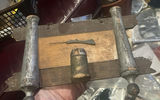 Civil War Era Wall Match Safe Made Of Wood Canon Barrrels - thumbnail 1 of 4