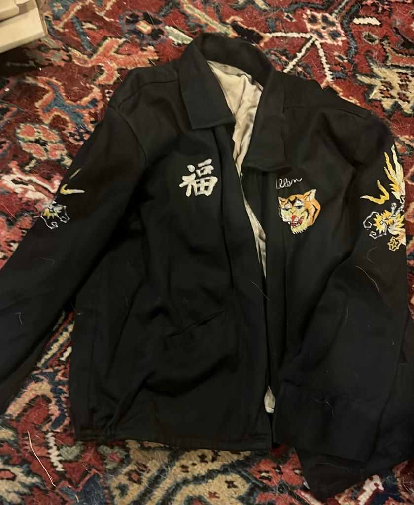 1967 Vietnam Chu-Lai Original Youths Jacket Hand Embroidered - image 1 of 9
