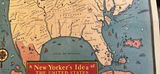 Map Of New Yorkers View Of The United States - thumbnail 3 of 6