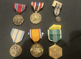 Small Lot Of Six Obscure Military, And Other Metals - thumbnail 1 of 14