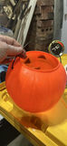 Pumpkin Plastic, Halloween, Candy Bucket, And Pin Back - thumbnail 2 of 3