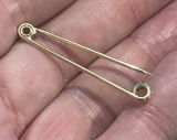 14k Gold Safety Pin - thumbnail 1 of 3