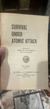 Survival Under Atomic Attack 1950 Earl Warren Governor Of California - thumbnail 1 of 5