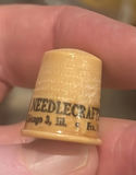 Pair Advertising Mid-century Thimbles Another Steel - thumbnail 5 of 8