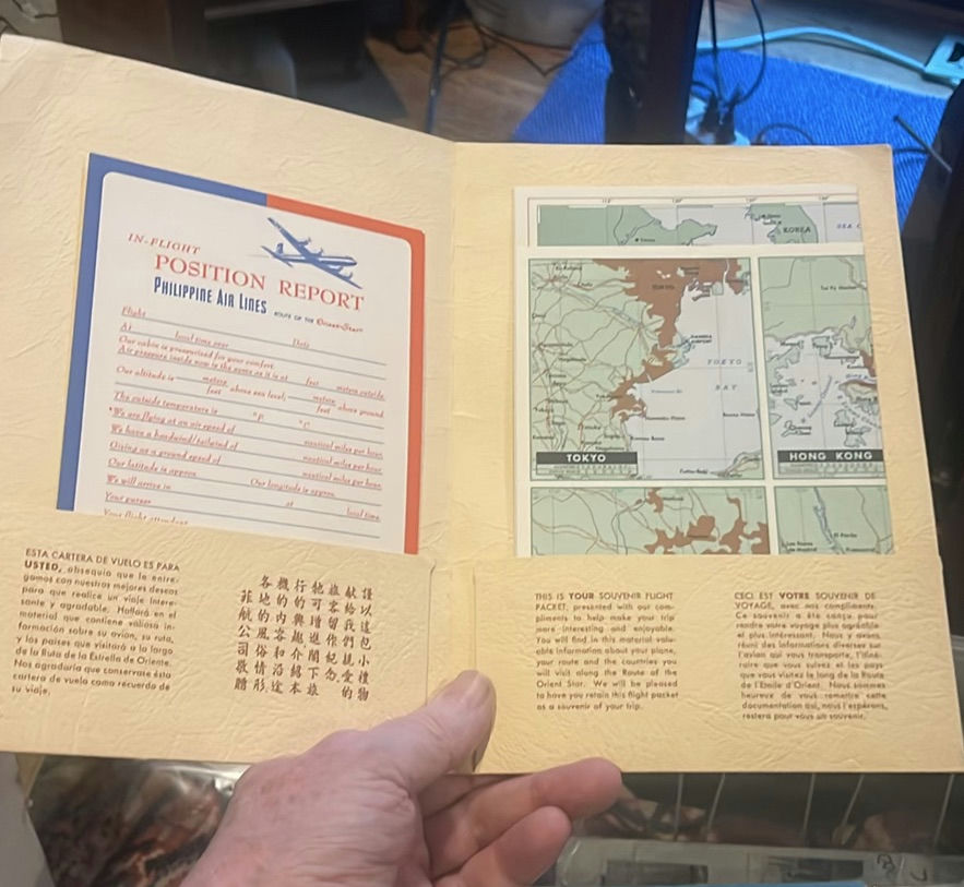 Air Travel Ephemera United Airlines 1938 Timetable Philippine Airlines And Capital Airlines - image 4 of 7