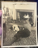 WWII Era Photos Of Young Boy Praying & In front Of Fire - thumbnail 2 of 2