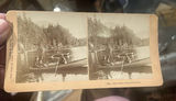 13 Stereocards 1800s Odd Scenes - thumbnail 8 of 16