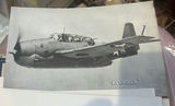 12 WW II Photo Prints Of US Warplanes Official Government Paper Propaganda - thumbnail 12 of 12