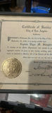 Police, Captain Certificate, City Of Los Angeles For A Long Time, Service And Appreciation - thumbnail 3 of 4