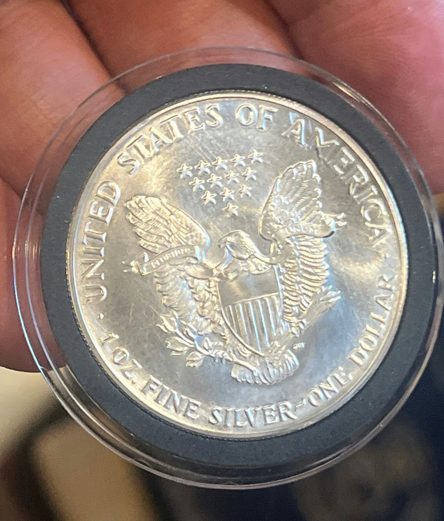 1986 Silver Dollar Uncirculated Silver US - image 2 of 2