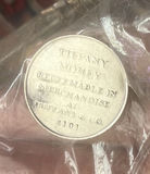 Tiffany $50 Silver Coin Serial Number 4101 28 G Of Sterling Silver - thumbnail 1 of 3