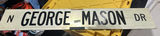 George Mason Drive Street Sign Fairfax County 1970s - thumbnail 1 of 2