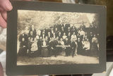 Two Photo Cabinet Cards Of Large Church Looking Groups, Scary 1800S - thumbnail 3 of 4