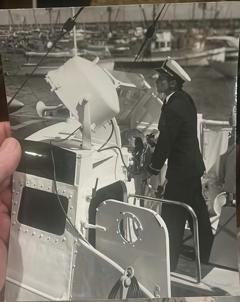 Photograph Professional Coast Guard Officer On Ship - image 1 of 2