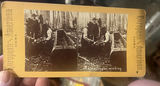 13 Stereocards 1800s Odd Scenes - thumbnail 6 of 16