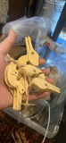 Three Children’s Stork Clothes Pins 1940S Or 50S Plastic - thumbnail 5 of 6
