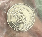 Tiffany $50 Silver Coin Serial Number 4101 28 G Of Sterling Silver - thumbnail 2 of 3