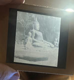 7 Early Magic Lantern Slides Of Voyages To A Buddha Statue In Thailand - thumbnail 3 of 4