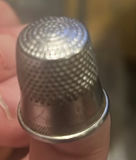 Pair Advertising Mid-century Thimbles Another Steel - thumbnail 7 of 8