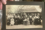 Two Photo Cabinet Cards Of Large Church Looking Groups, Scary 1800S - thumbnail 2 of 4