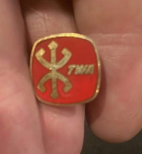 Twa Flight Personnel, Airline Buttons From Jacket - image 2 of 3