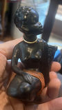 African-American Female Basket Carrier 1950S Paste Painted Ashtray - thumbnail 2 of 5