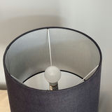 Two Modern Table Lamps with Navy Shade - thumbnail 6 of 9