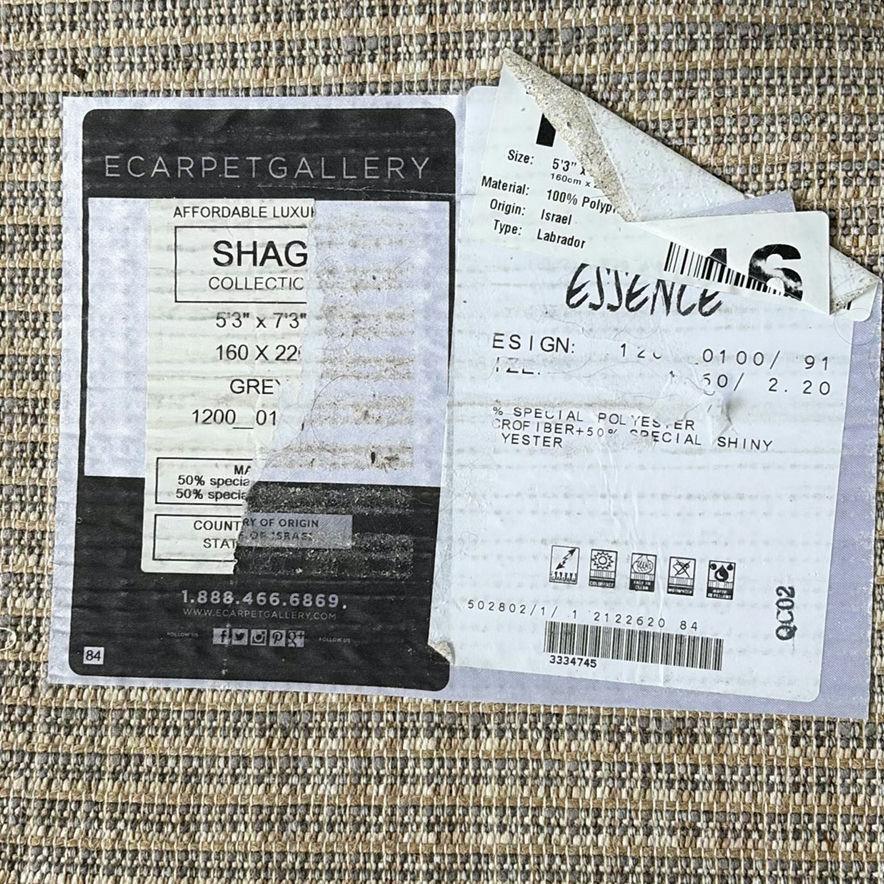 Large Gray Shag Area Rug from ECARPET GALLERY - image 7 of 8