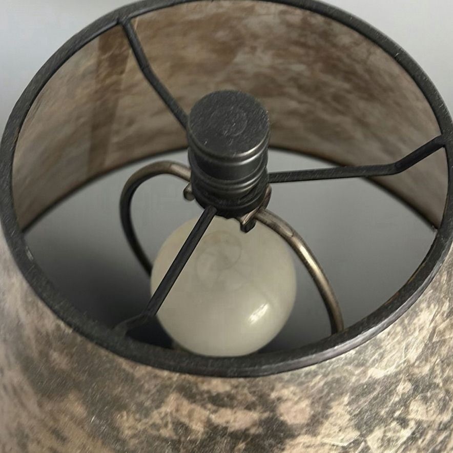 Two Table Lamps with Fabric Shades - image 7 of 13