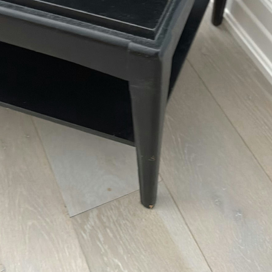 Black Coffee Table with Lower Shelf - image 2 of 8