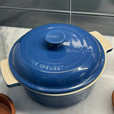 Le CREUSET Blue Covered Casserole Dish with Six Small Ramekins - thumbnail 2 of 9