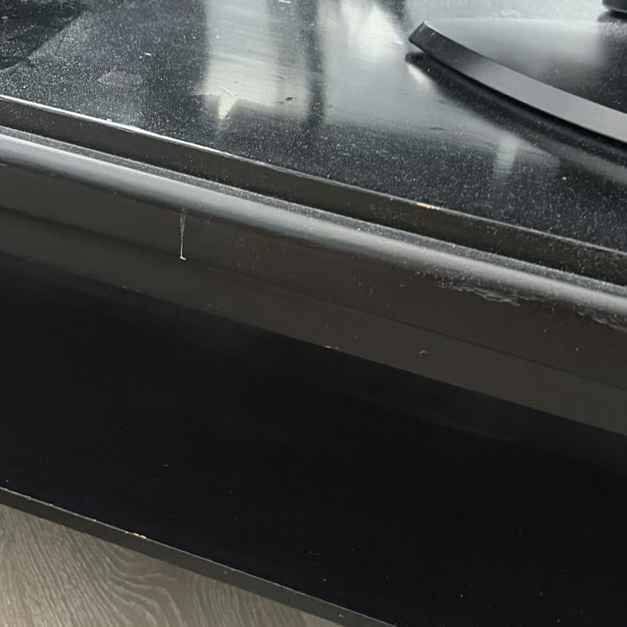 Black Coffee Table with Lower Shelf - image 6 of 8