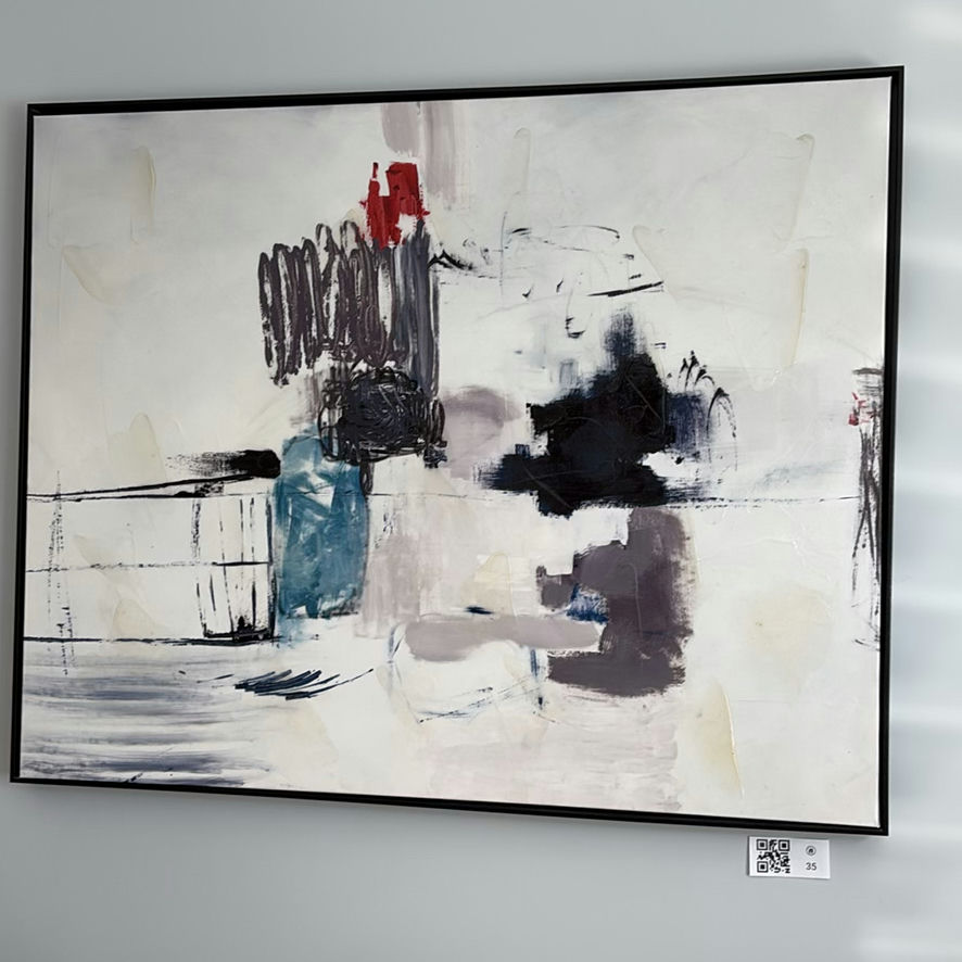 Framed Abstract Wall Art - image 1 of 9