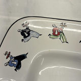 Ceramic Serving Tray and Stainless Steel Warming/Cooling Tray - thumbnail 4 of 11