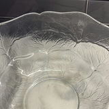 Clear Glass Leaf Pattern Bowls - thumbnail 5 of 12