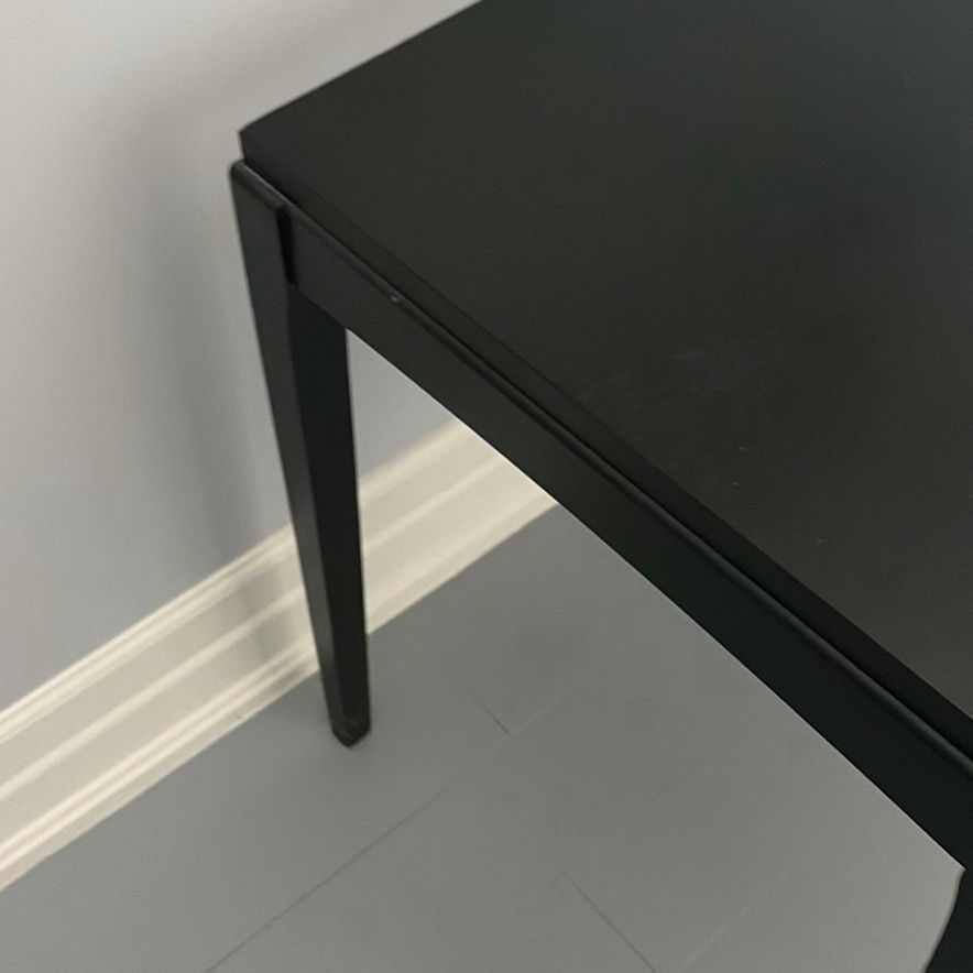 Black Painted Wood Side Table - image 7 of 9