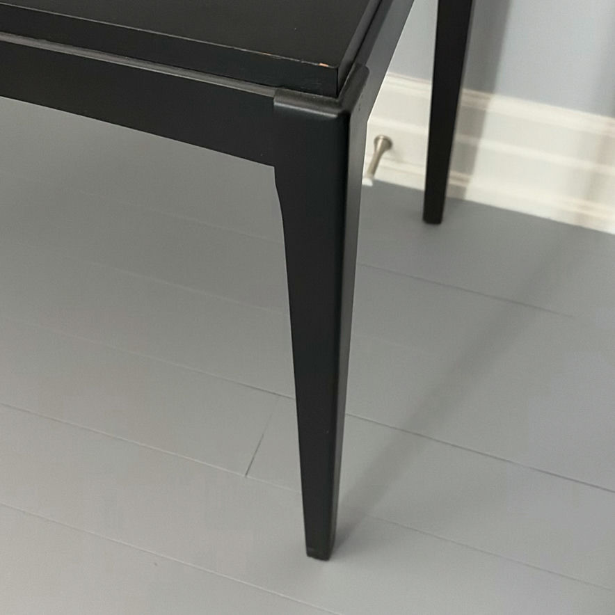 Black Painted Wood Side Table - image 3 of 9