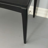 Black Painted Wood Side Table - thumbnail 3 of 9
